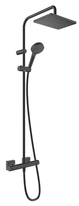 Hansgrohe Vernis Shape - Sprchový systém 230 1jet EcoSmart s termostatom, čierna matná 26097670