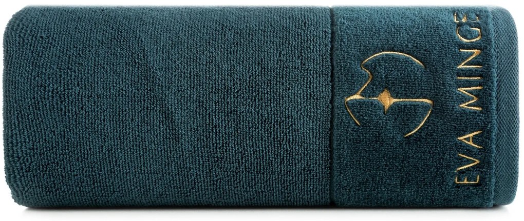 BAVLNENÝ UTERÁK EVA MINGE GAJA 50X90 CM TMAVOZELENÁ