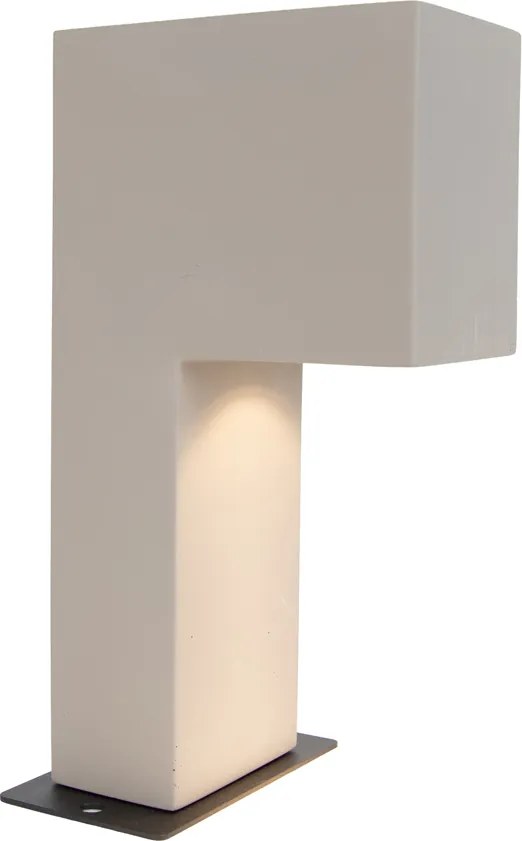 Moderný vonkajší stĺpik sivý 35cm IP44 - Pompei
