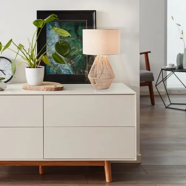 Brilliant - Stolná lampa LARAINE 1xE27/42W/230V béžová