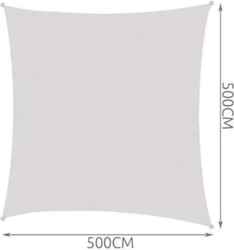 Tieniaca plachta štvorec 5x5m 10188 sivá 200g/m