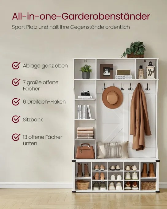 Vešiakový stojan s botníkom HSR440W03