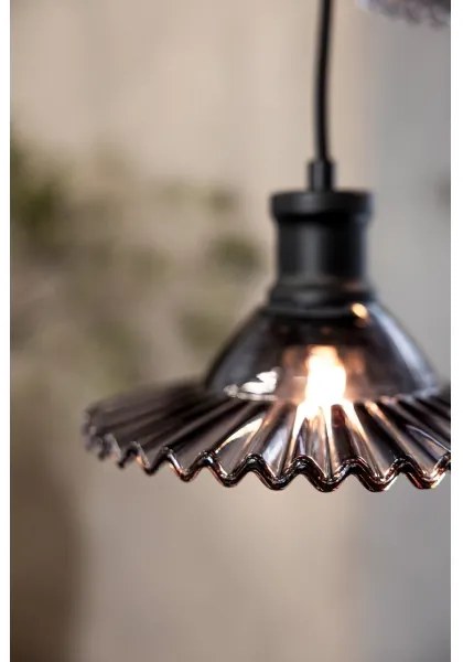 Markslöjd 108853 - Luster na lanku NOVIA 3xE27/40W/230V čierna/dymová