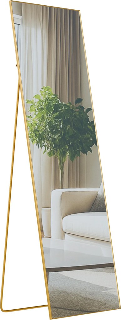 Zrkadlo Benicia 160x50 cm - zlaté lesklé