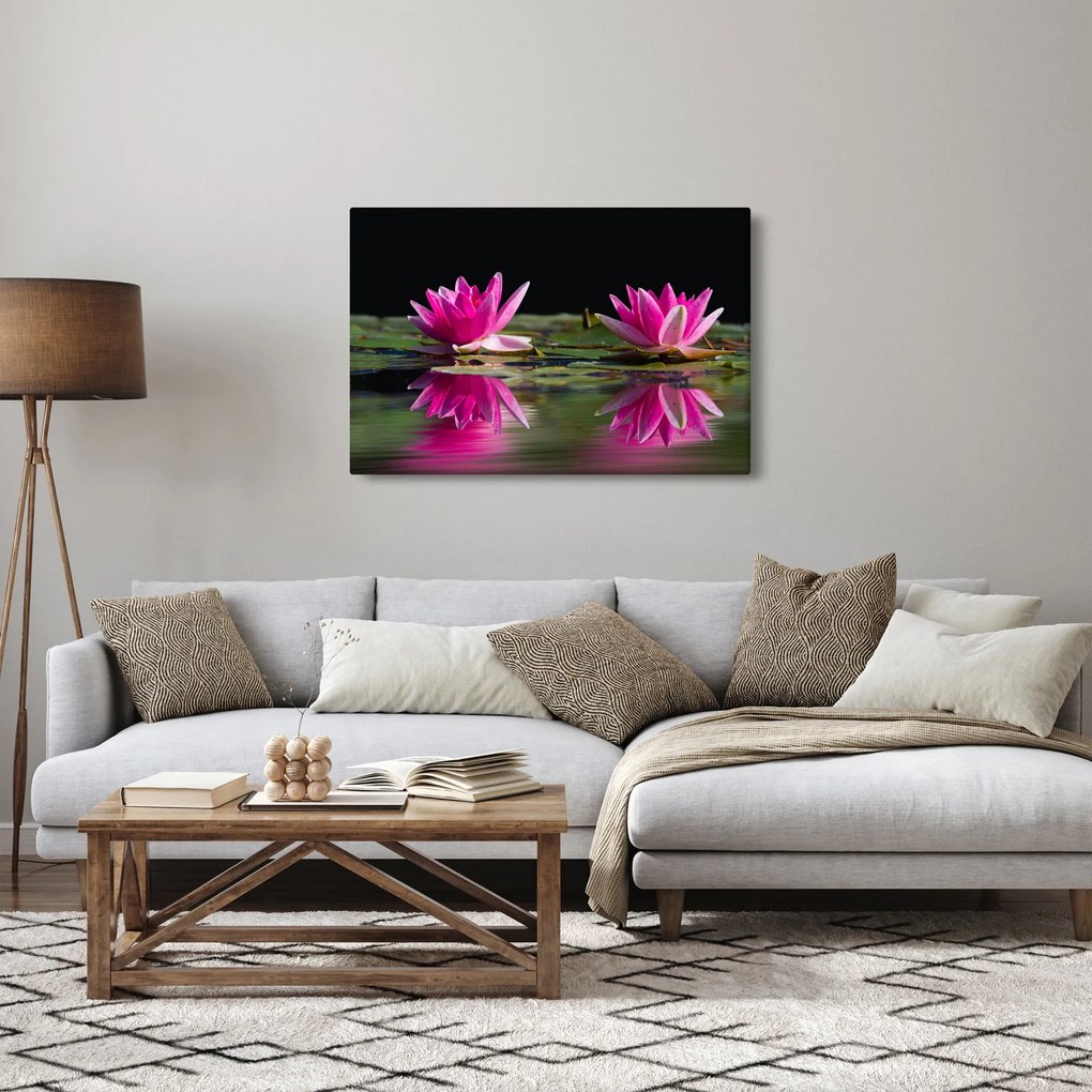 Obraz lekien na vode (90x60 cm)