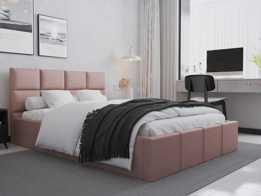 Čalúnená posteľ s úložným priestorom 160x200 cm TOP line 1
