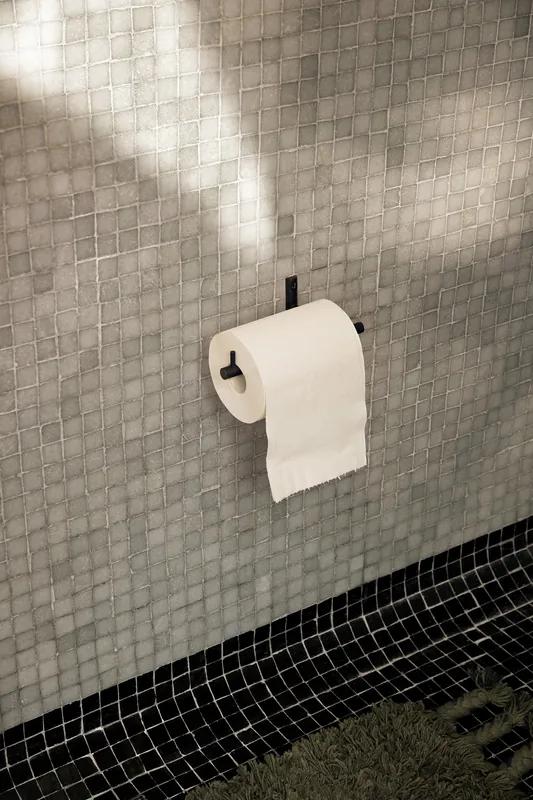 Držiak na toaletný papier Dora – čierny
