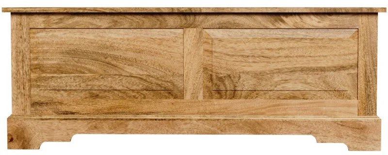 Truhlica Guru 120x45x45 z mangového dreva Mango natural