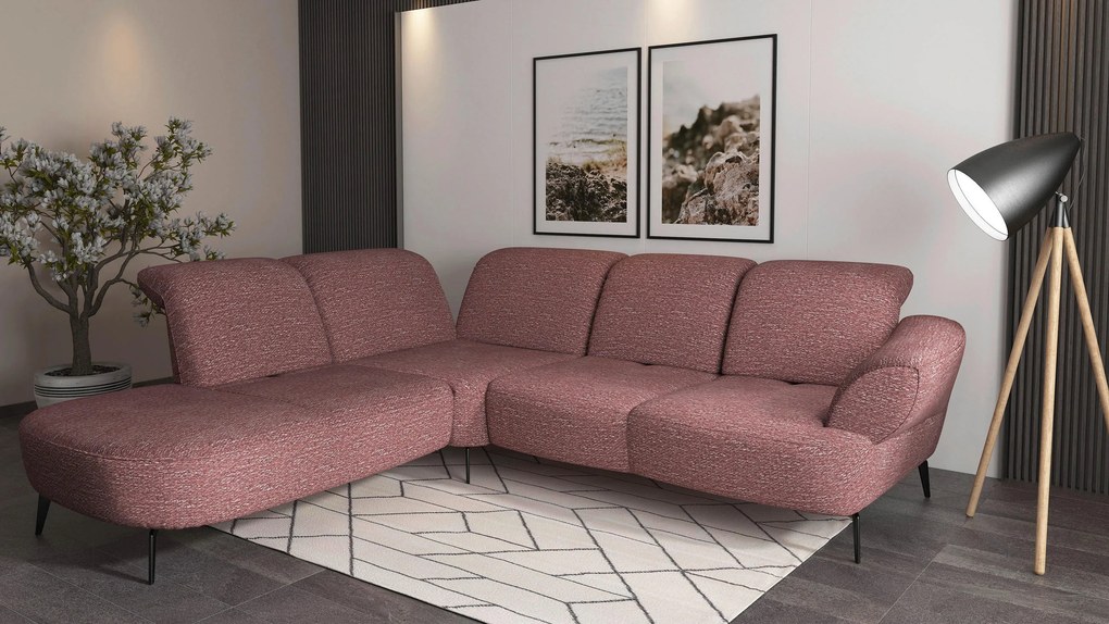 XXXLutz ROHOVÁ SEDAČKA, textil, baklažánová Sit & More - Sedačky - 00014401322T
