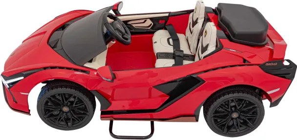 Elektrické autíčko Lamborghini SIAN červené