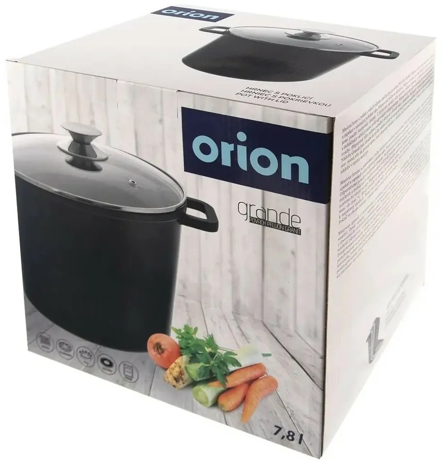 Orion Hrniec so sklenenou pokrievkou Grande, 7,8 l, 7,8 l