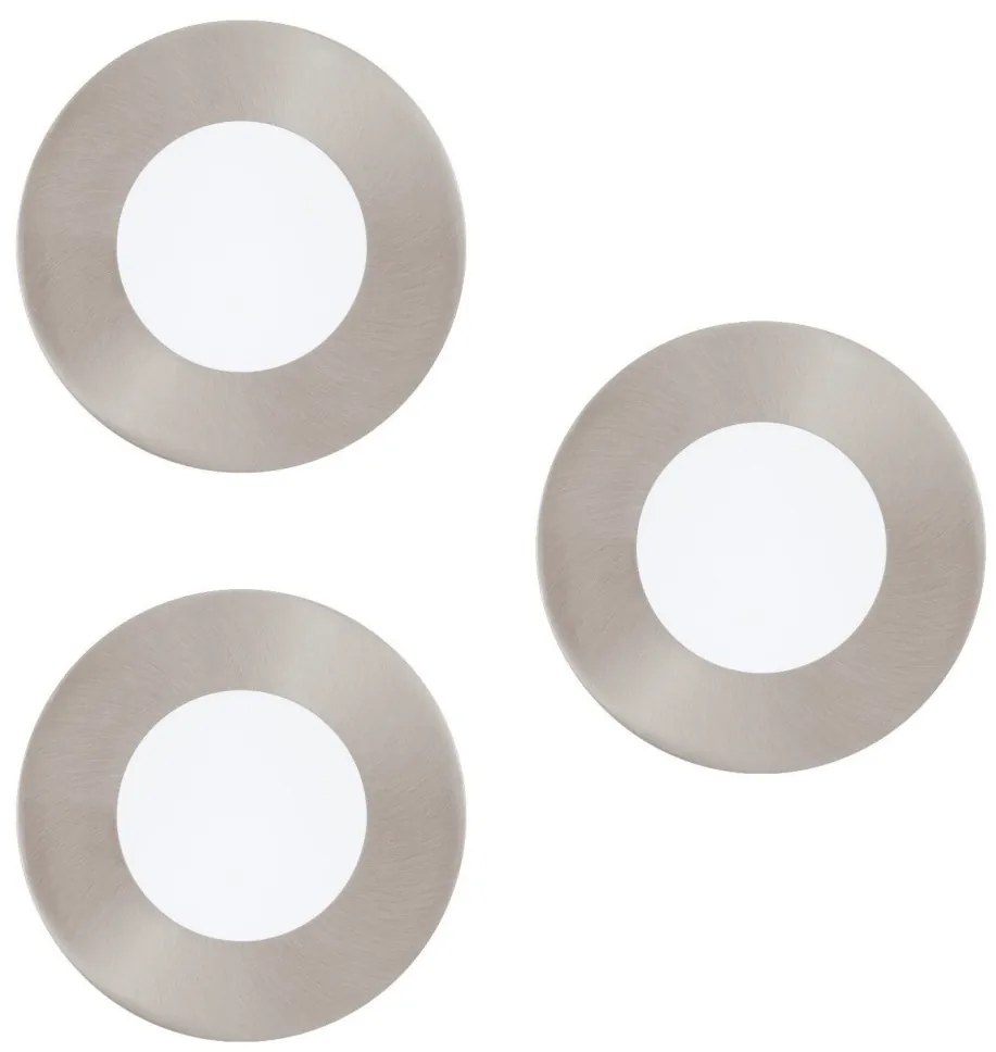 Eglo 33216-SADA 3× LED RGBW stmievateľné zapustené stropné svietidlo FUEVA-C LED/3W/230V