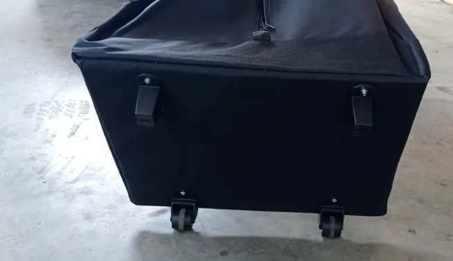 JAKS Transportný vak na stan na kolieskach čierny Veľkosť: M