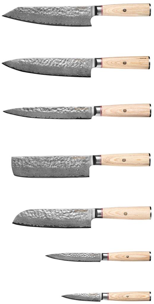 KATFINGER | Profi Pakka | sada damaškových nožů 7ks | KFs505