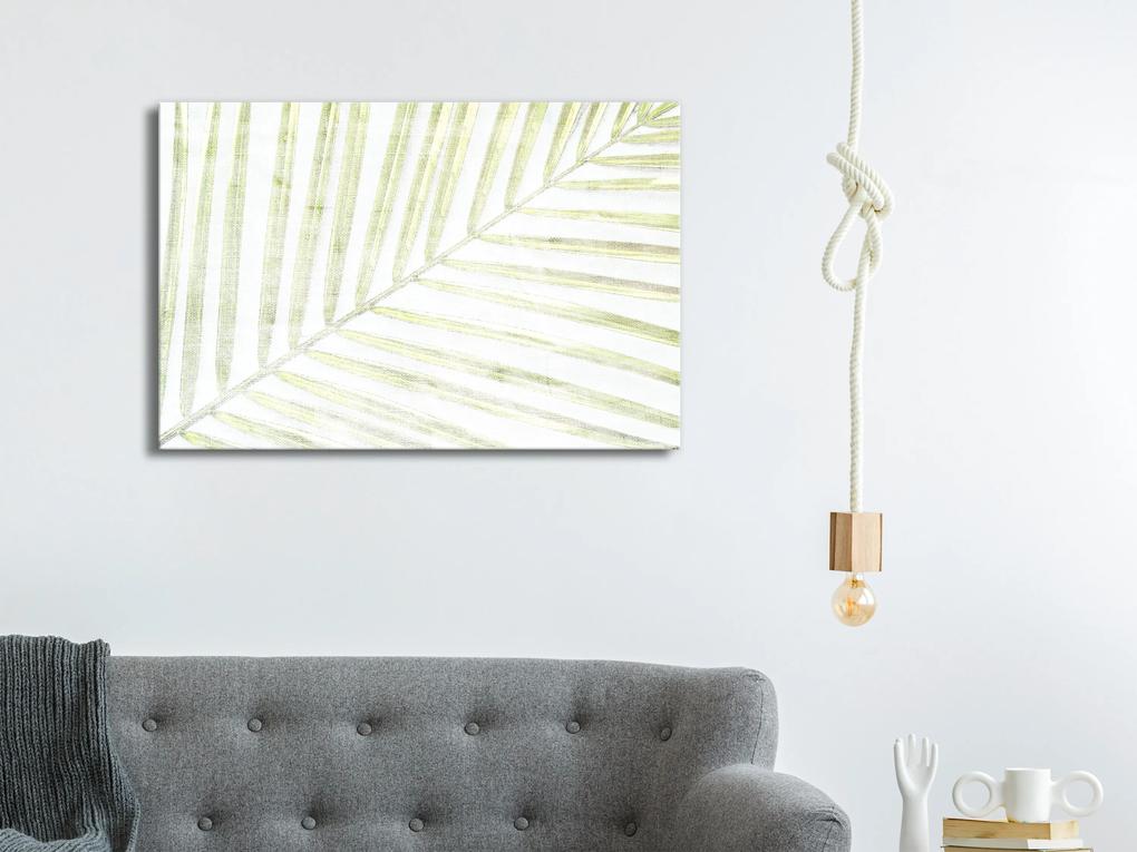 Artgeist Obraz - Palm Leaf (1 Part) Wide Veľkosť: 90x60, Verzia: Na talianskom plátne