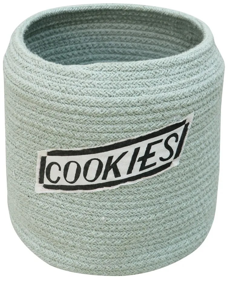 Svetlomodrý látkový detský kôš na hračky ø 20x26 cm Cookie Jar – Lorena Canals