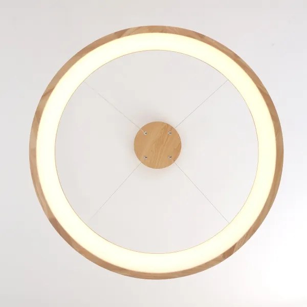 Brilagi - LED luster na lanku FALCON WOOD LED/60W/230V 3000/4000/6000K 80 cm drevo
