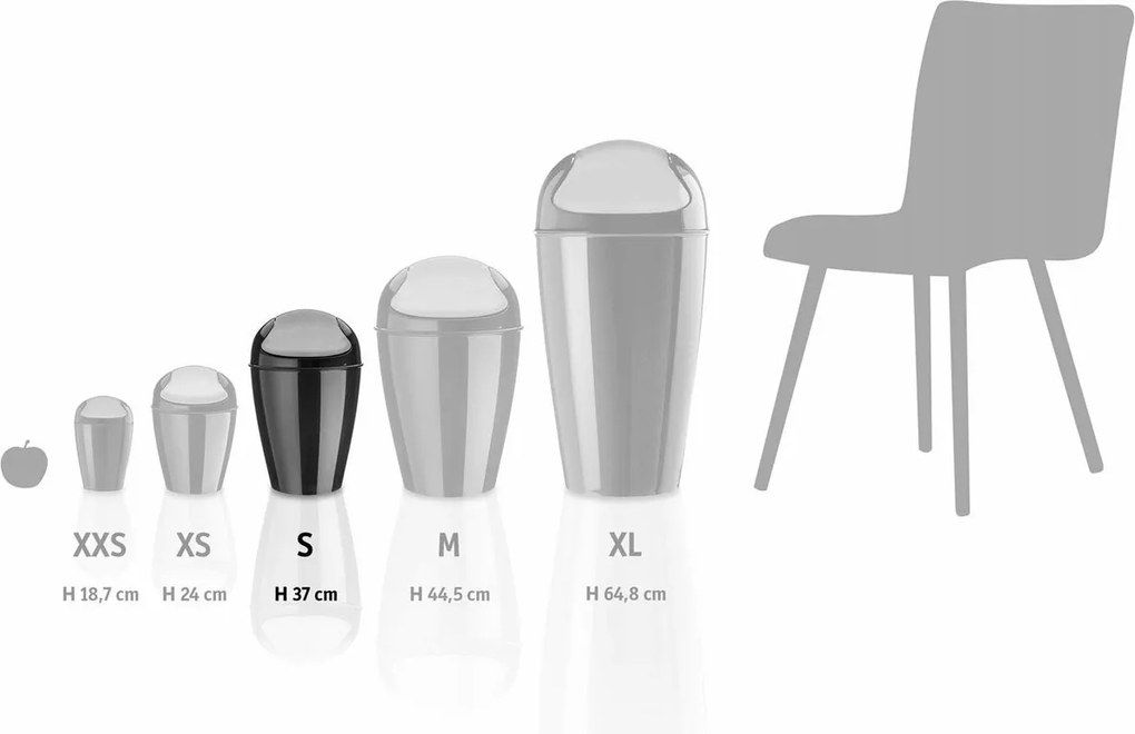 Koziol Kozmetický odpadkový kôš DEL S, 5 l KO5777526