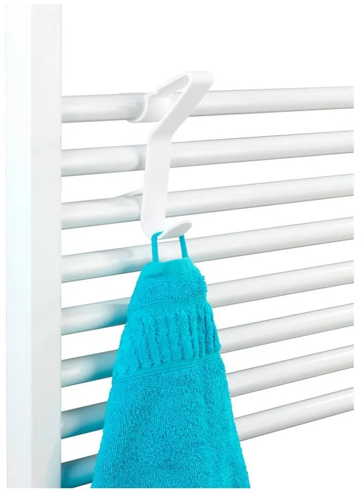 Biely háčik na radiátor Wenko Flexi