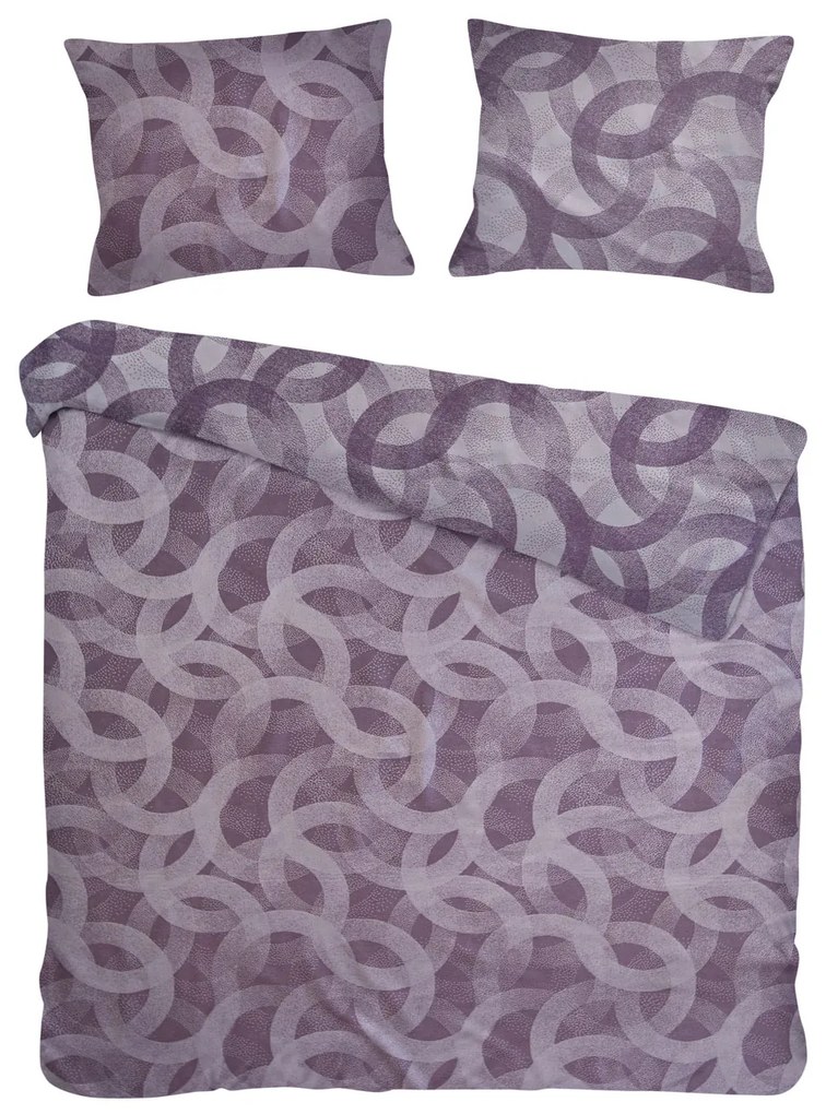 BAVLNENÉ POSTEĽNÉ OBLIEČKY COTTONLOVE JACQUARD SPOTY 200X220 CM, 2 KS 70X80 CM VZOROVANÉ