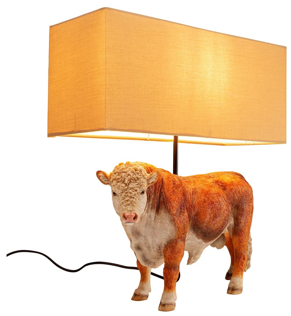 Animal Cow stolová lampa hnedá