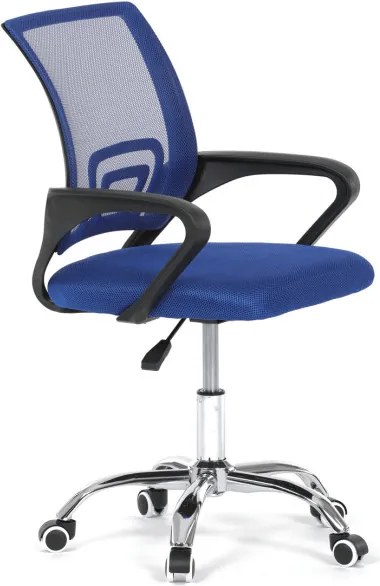 Detská otočná stolička modrá KA-L103 BLUE