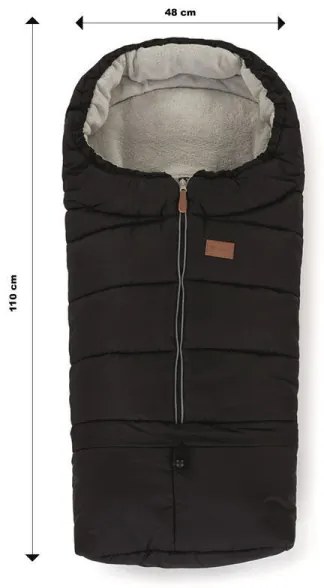 PETITE&MARS - Detský fusak 3v1 JIBOT čierna