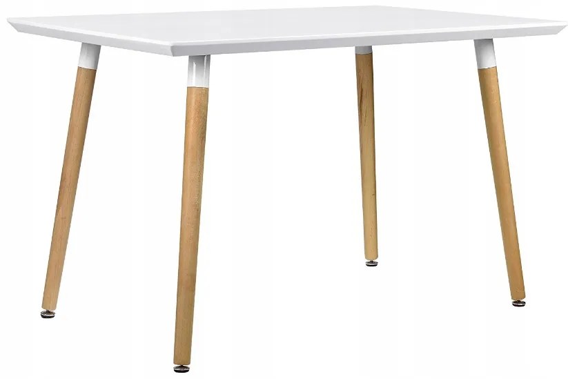 Ekspand Jedálenský stôl WHITE MODERN 120 x 80 CM