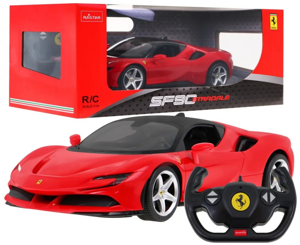 Auto na diaľkové ovládanie Ferrari SF90 Stradale RASTAR 1:14 - 97300