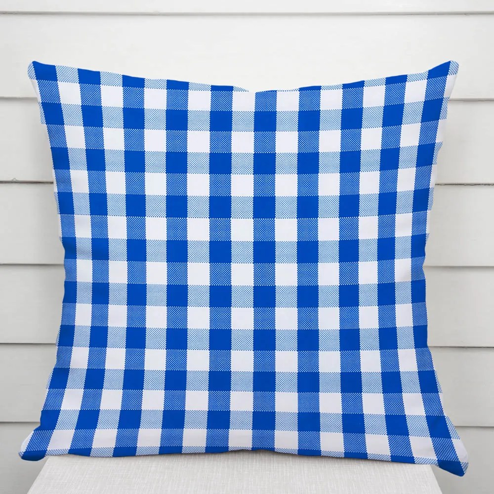 Biante Dekoračná obliečka na vankúš TF-070 Modro-biela kocka 30 x 50 cm
