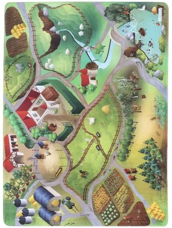 Koberce Breno Kusový koberec Ultra Soft Farma, viacfarebná,130 x 180 cm