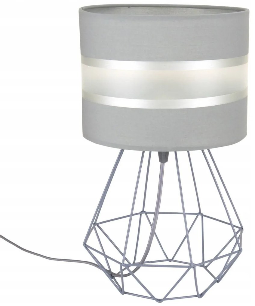 Stolná lampa Elegance, 1x textilné tienidlo (výber zo 6 farieb), (výber z 3 farieb konštrukcie), d