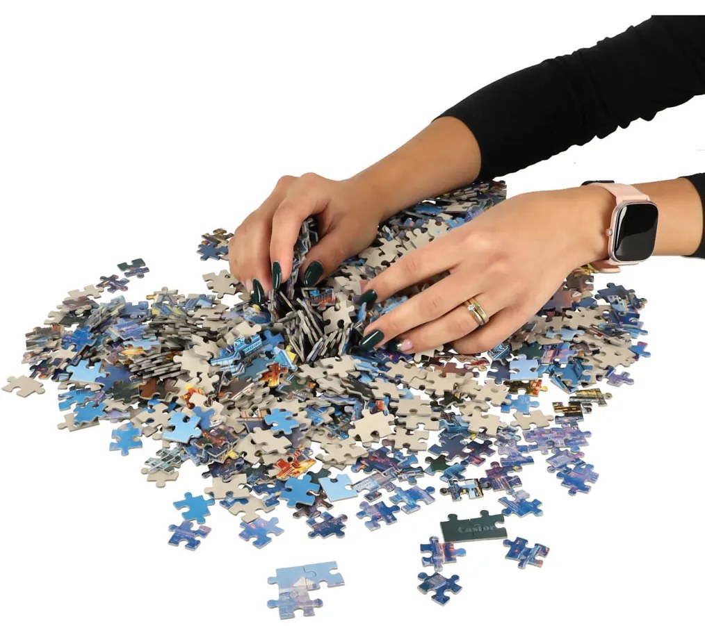 KIK CASTORLAND Puzzle 1000el. Letecký pohľad na Londýn - pohľad na Londýn z vtáčej perspektívy