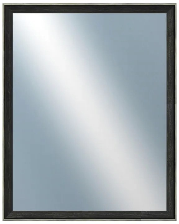 DANTIK - Zrkadlo v rámu, rozmer s rámom 40x50 cm z lišty Inclinata colori čierna (3132)