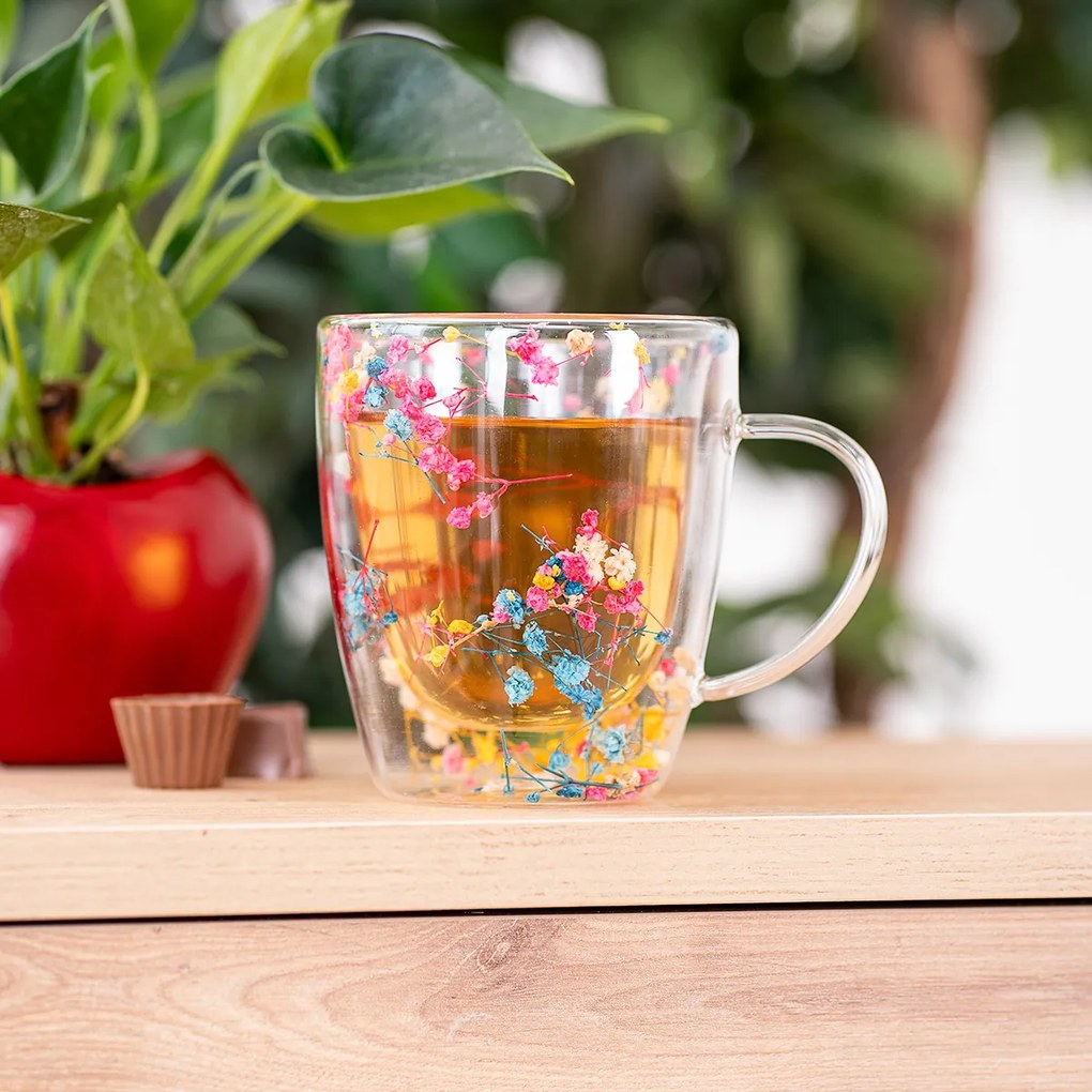 4Home Termo pohár Floral Hot&Cool 300 ml, 2 ks