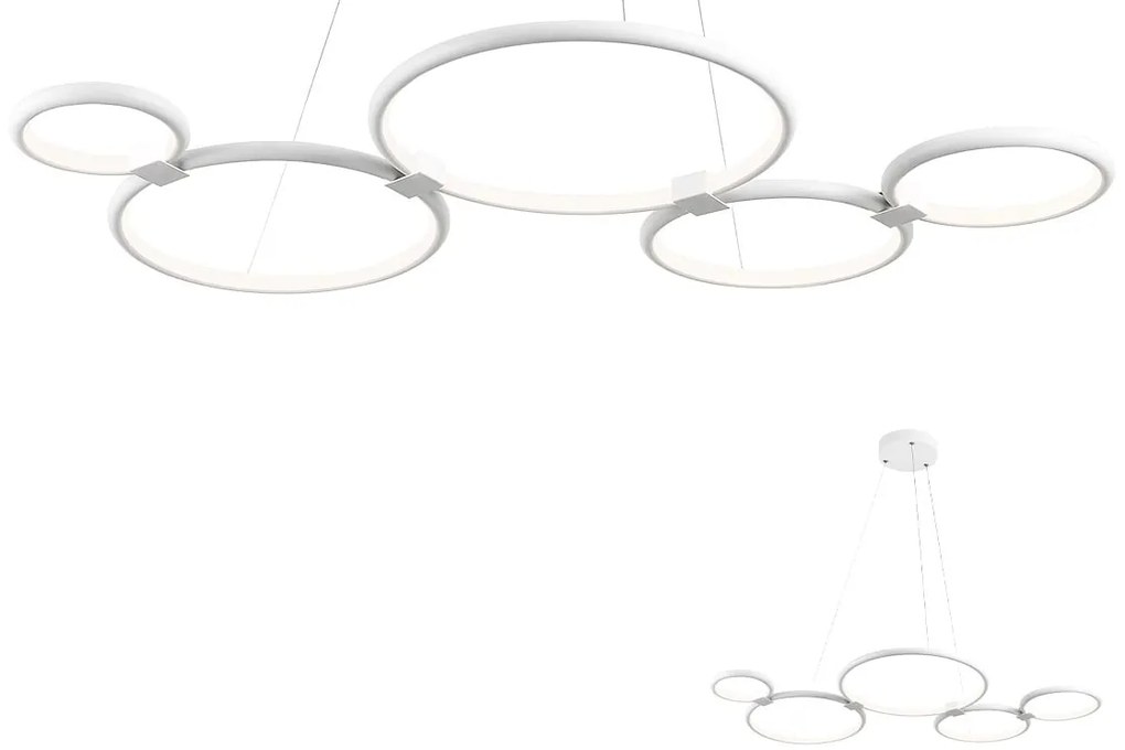 Moderné svietidlo REDO RADIUS white LED 01-1742