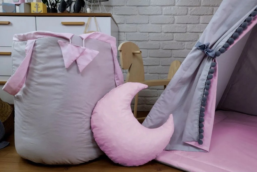 Detský stan TEEPEE (TÝPIE) SOFT s doplnkami - RUŽOVÝ