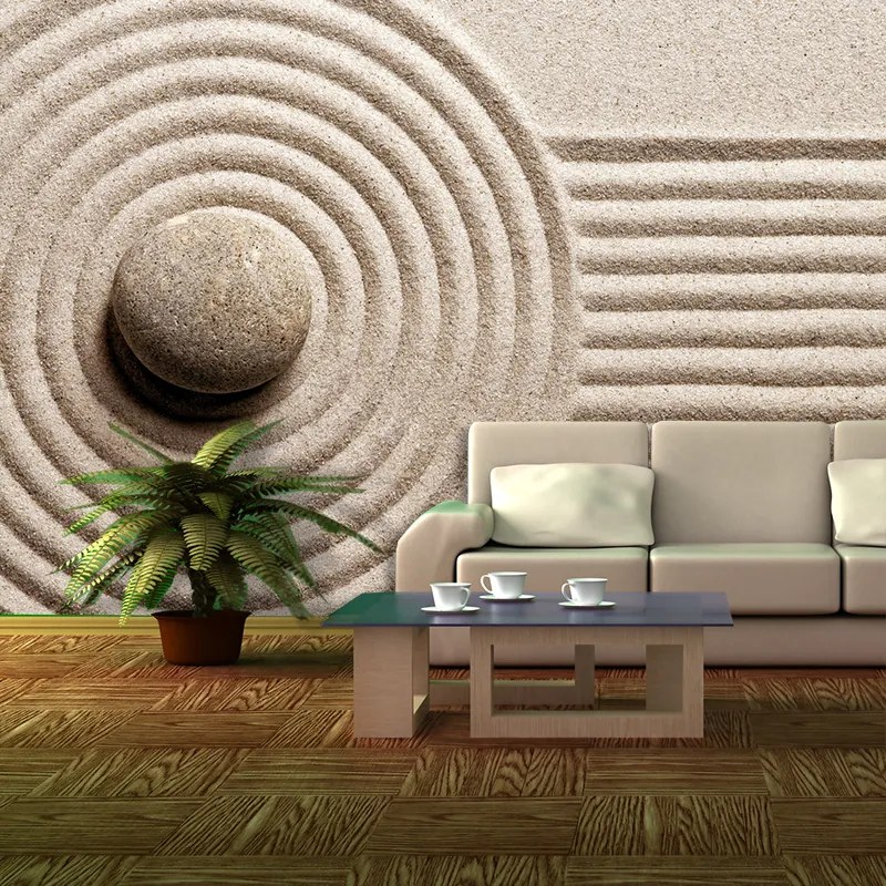 Sablio Tapeta Otlačok v piesku - 125x75 cm