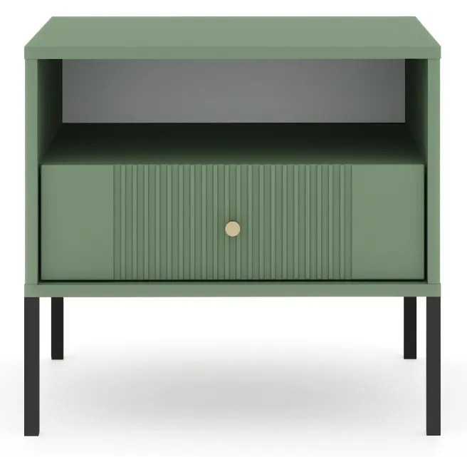 Nočný stolík Iseo I 54 cm zelený