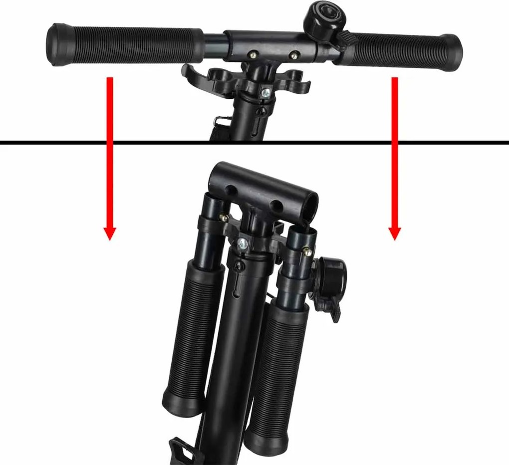 KIK Kolobežka Trike Fix, skladacia, čierno-fialová
