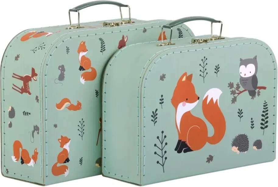 Sada kufríkov do detskej izby lesní priatelia 2ks