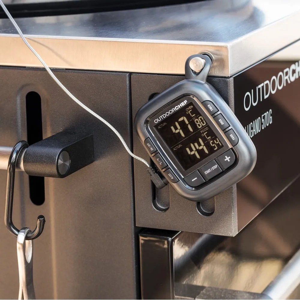 Čierny digitálny teplomer Outdoorchef Gourmet Check