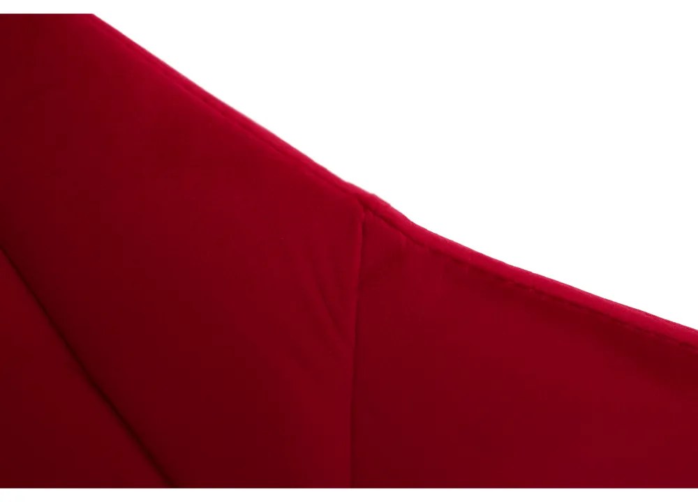Otočné jedálenské kresielko DALIO – látka, masív, viac farieb červená / buk