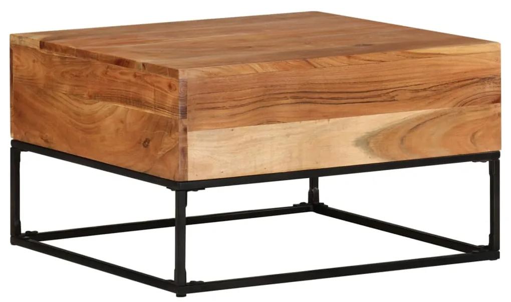 Konferenčný stolík 68x68x41 masívne akáciové drevo