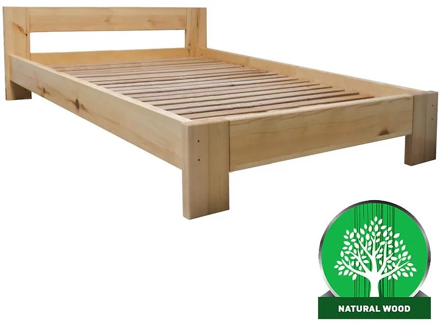 Posteľ  KT Kuba 180 borovica