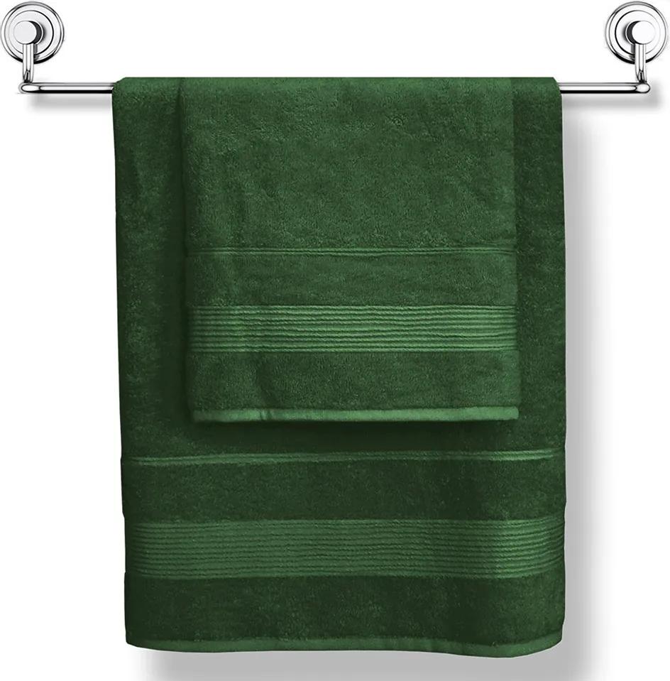 Bambusový uterák Moreno tmavozelený zelená