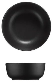 24-dielna jedálenská súprava, čierna, porcelán