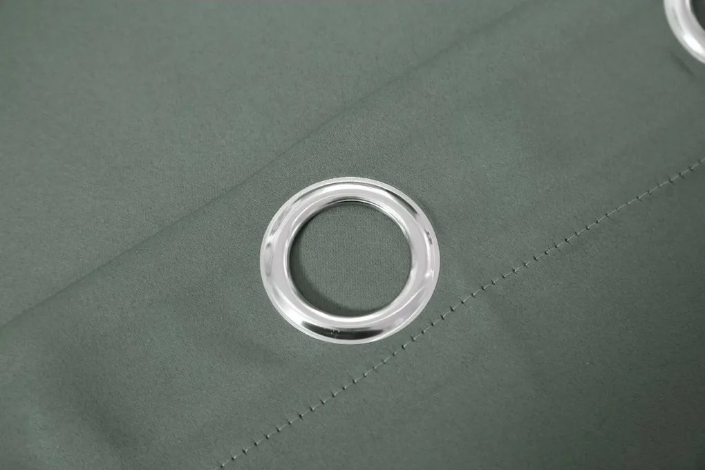 Záves OXFORD 140x270 cm, sivozelený Zavesenie: Riasiaca páska