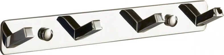 Mexen štvoritý háčik na uterák, chróm - 709174-00