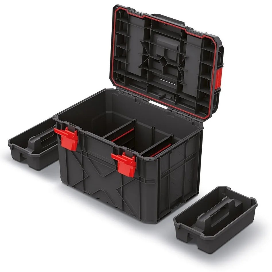 Kistenberg Kufor na náradie X BLOCK TECH čierny 546x380x407